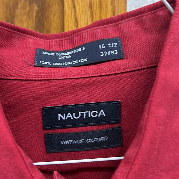 Men’s Red Dress Shirt - Picture 2 of 2